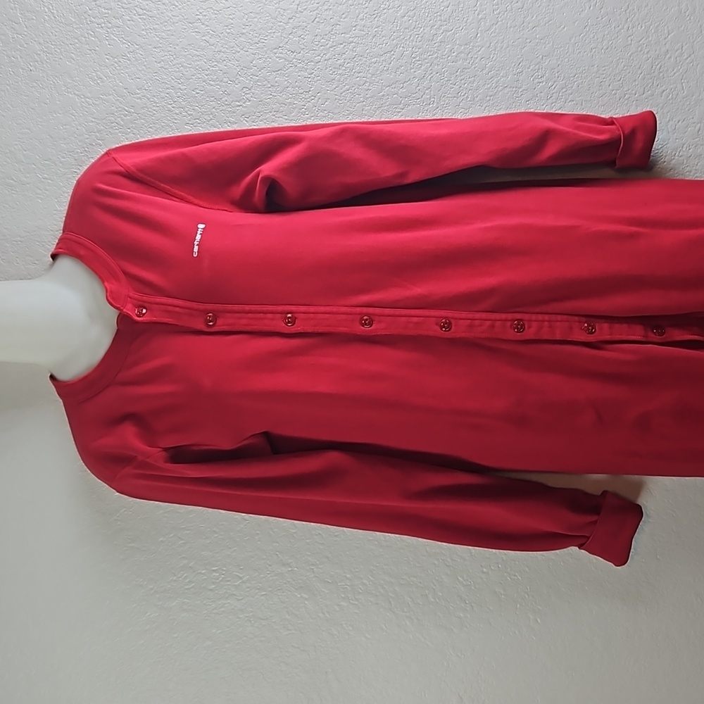Carhartt Women's Red Button-Front Sleep Gown